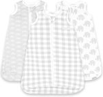 Baby Sleeping Bag Sack – Infant Sleeping Bags 12-18 Months – 3 Pack - Cotton Wearable Blanket Baby Sleep Bag – Unisex Zip Up Baby Bag for Sleeping for Boys & Girls – Breathable Bag Sleepers for Babies